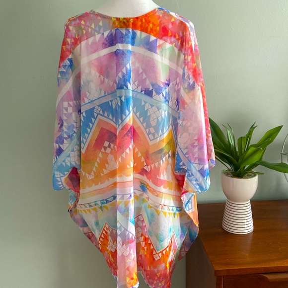 NWT Show Me Your Mumu Salvation Mountain Peta Cover Up Tunic Size Small - Picture 4 of 8